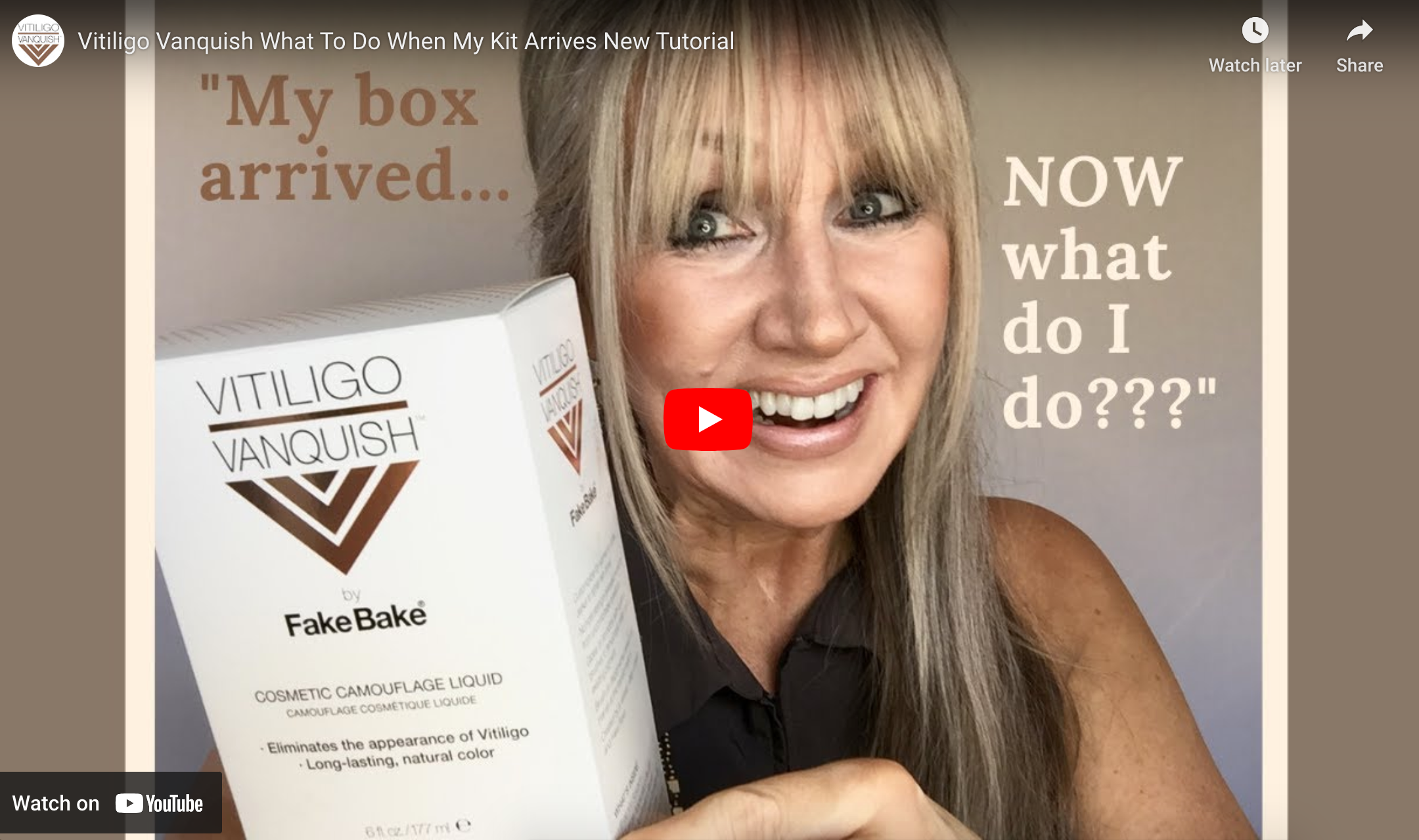 Tutorial: What to do when your Vitiligo Vanquish kit arrives